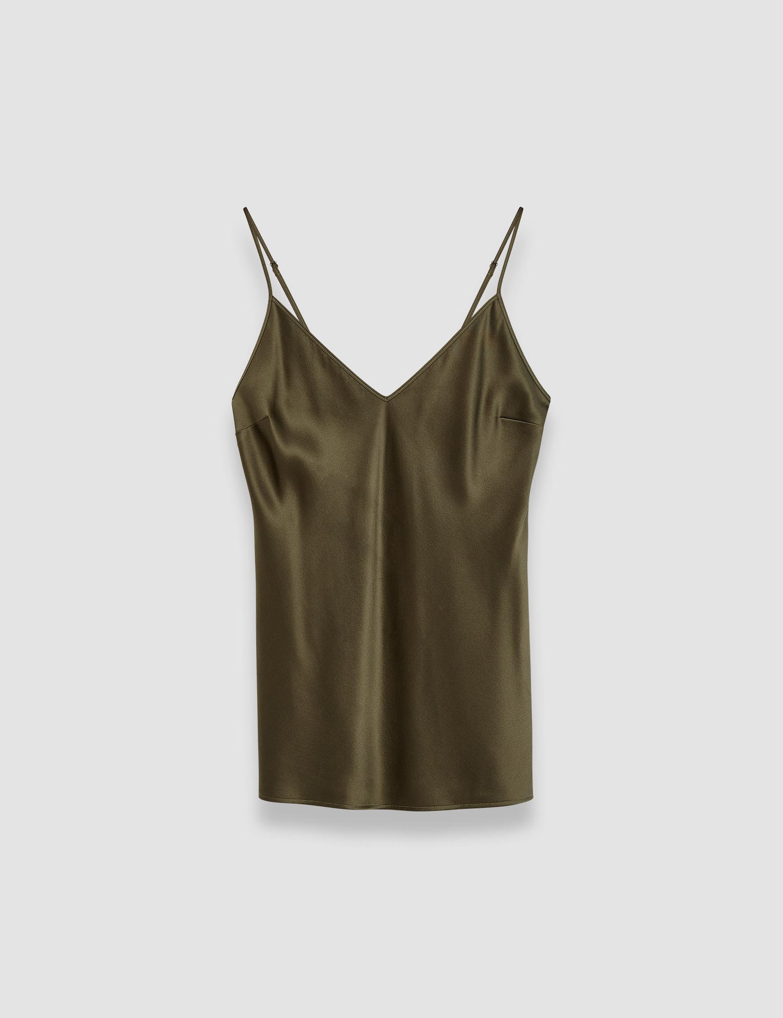 Green Clea Silk Satin Camisole - Joseph