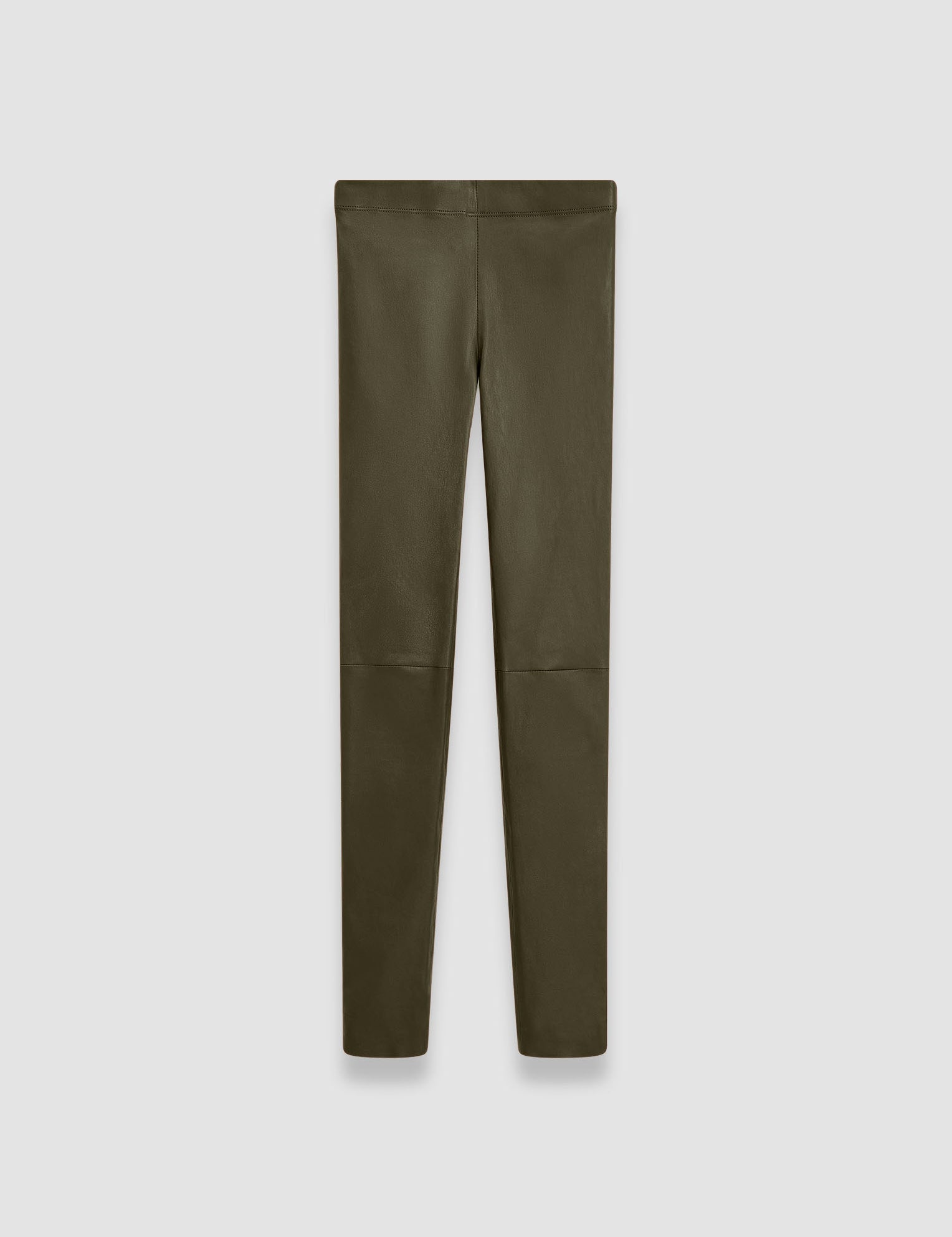 Green Leather Stretch Leggings - Joseph