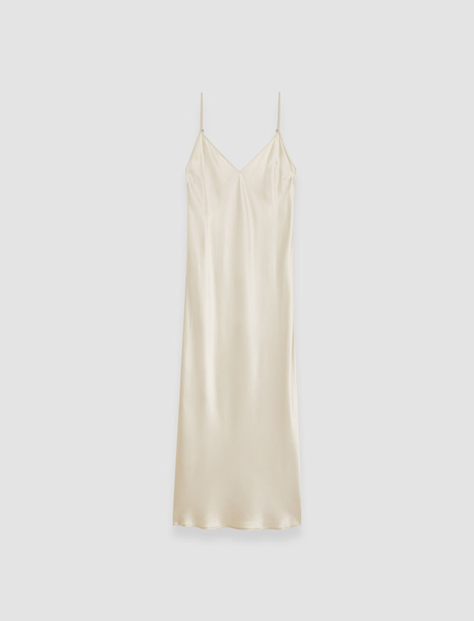 beige-silk-satin-clea-dress-JOSEPH