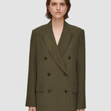 Green Silk Crepe Chapone Jacket - Joseph