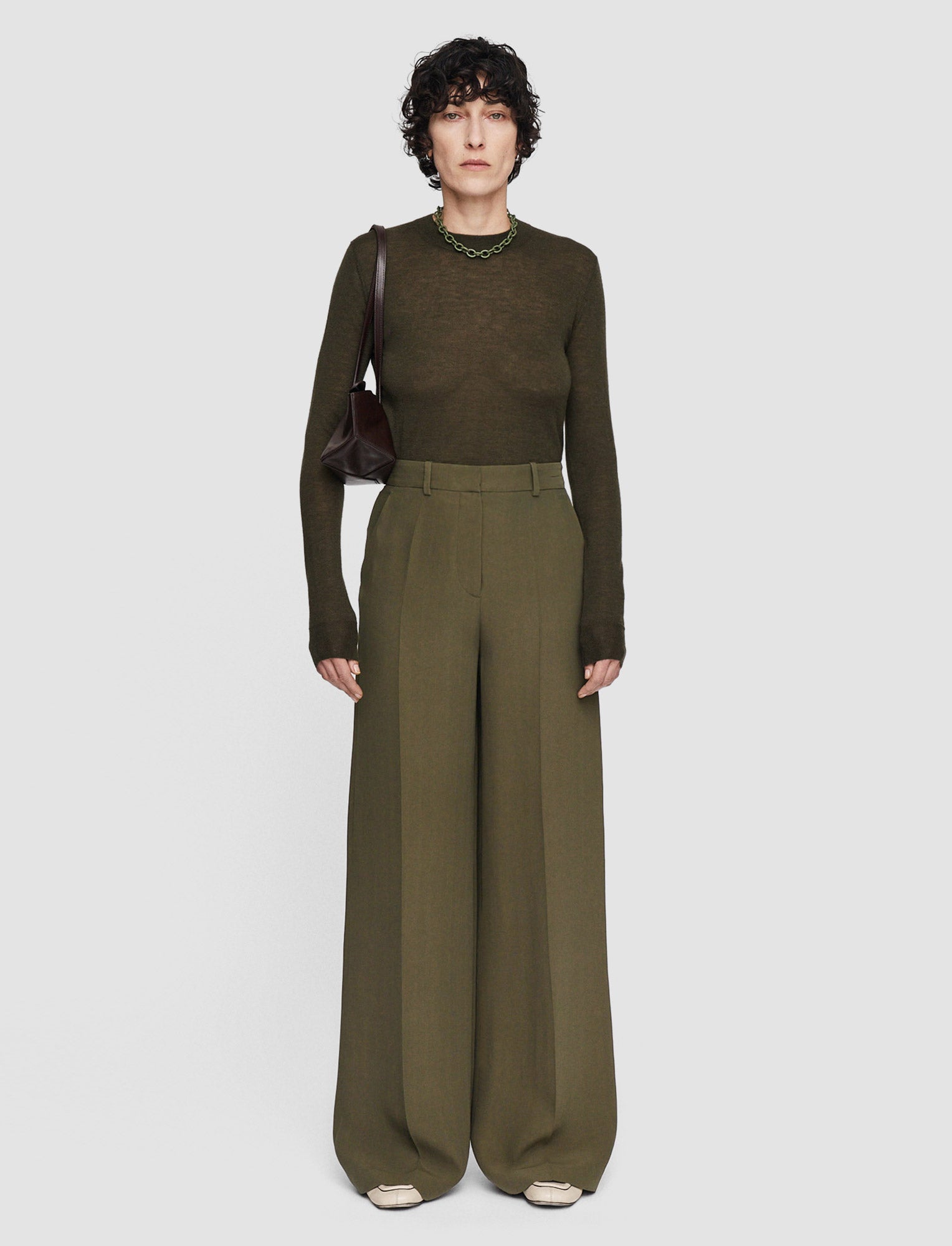 green-silk-crepe-alana-trousers-JOSEPH