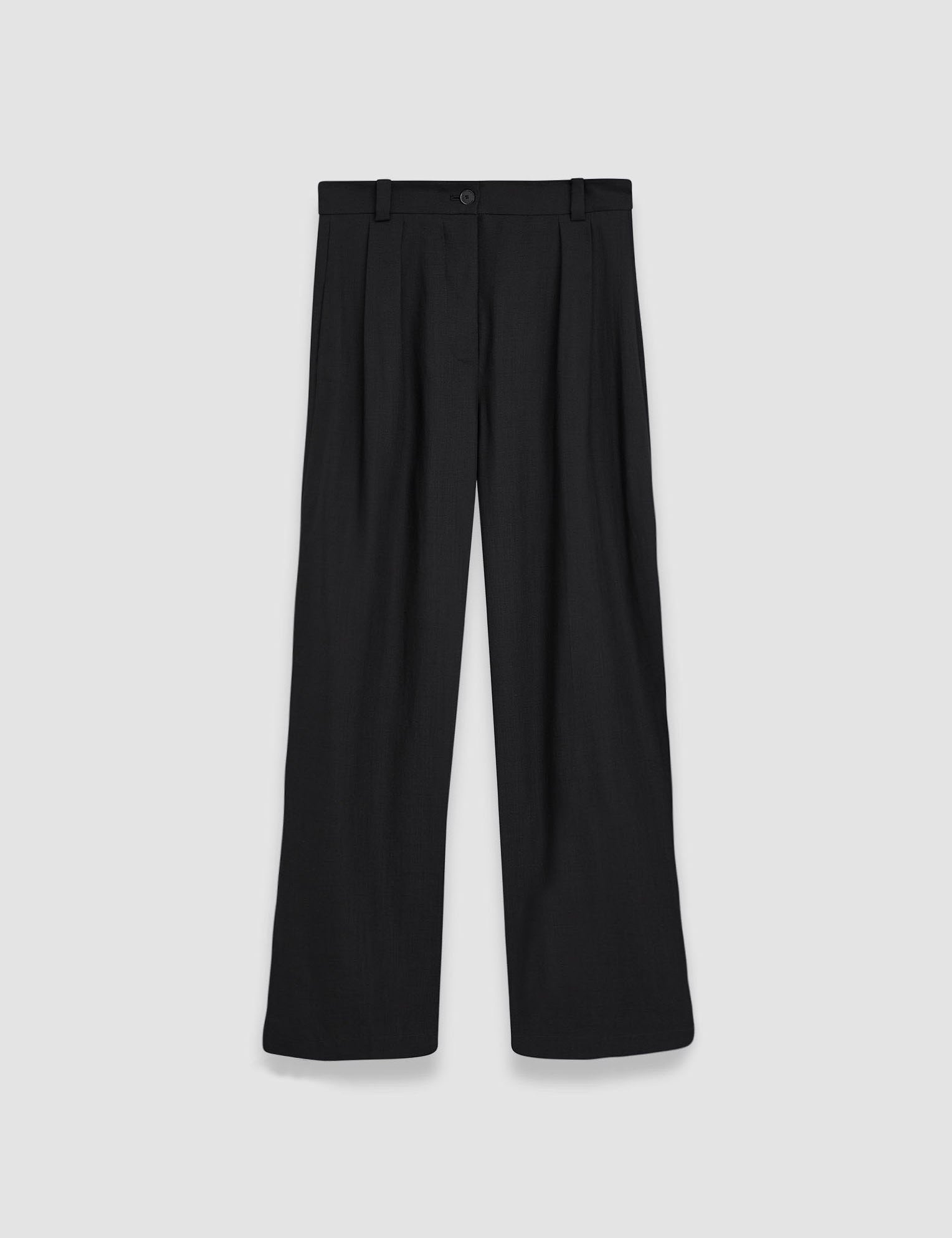 Black Winter Voile Forest Trousers - Joseph