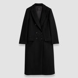 Black Heritage Wool Liberte Coat - Joseph