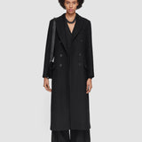 Black Heritage Wool Liberte Coat - Joseph