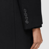 Black Heritage Wool Liberte Coat - Joseph