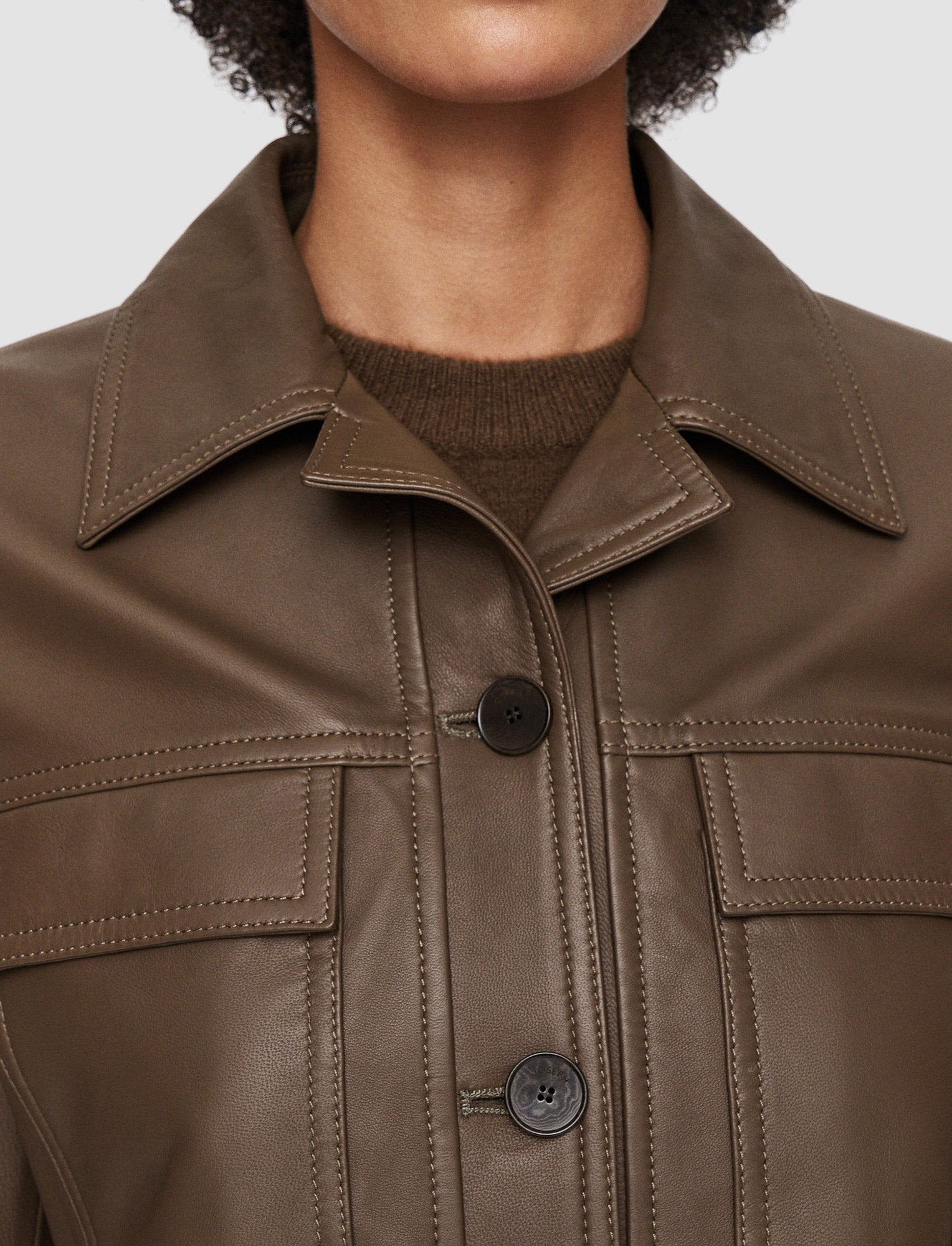 marron-veste-salvador-en-cuir-nappa-JOSEPH