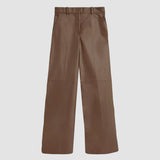 Brown Alana Nappa Leather Trousers - Joseph