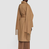 Beige Light Double Face Lepage Scarf Coat - Joseph