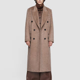 Beige Yak Wool Lilas Coat - Joseph