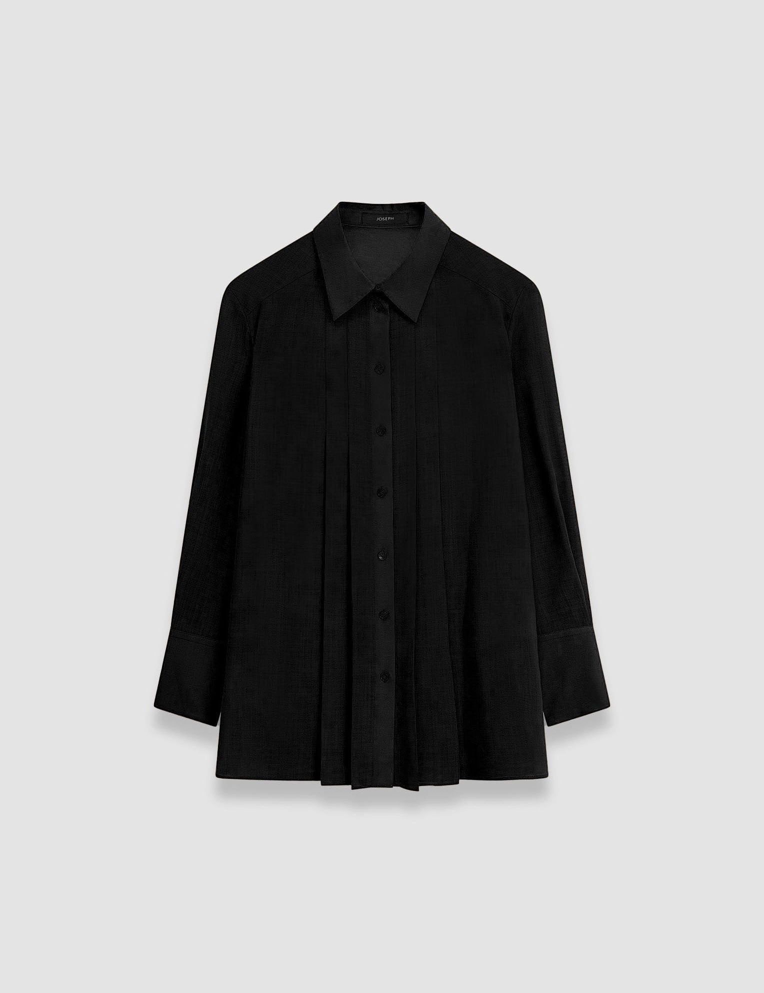 Black Winter Voile Lili Blouse - Joseph