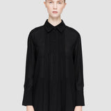 Black Winter Voile Lili Blouse - Joseph