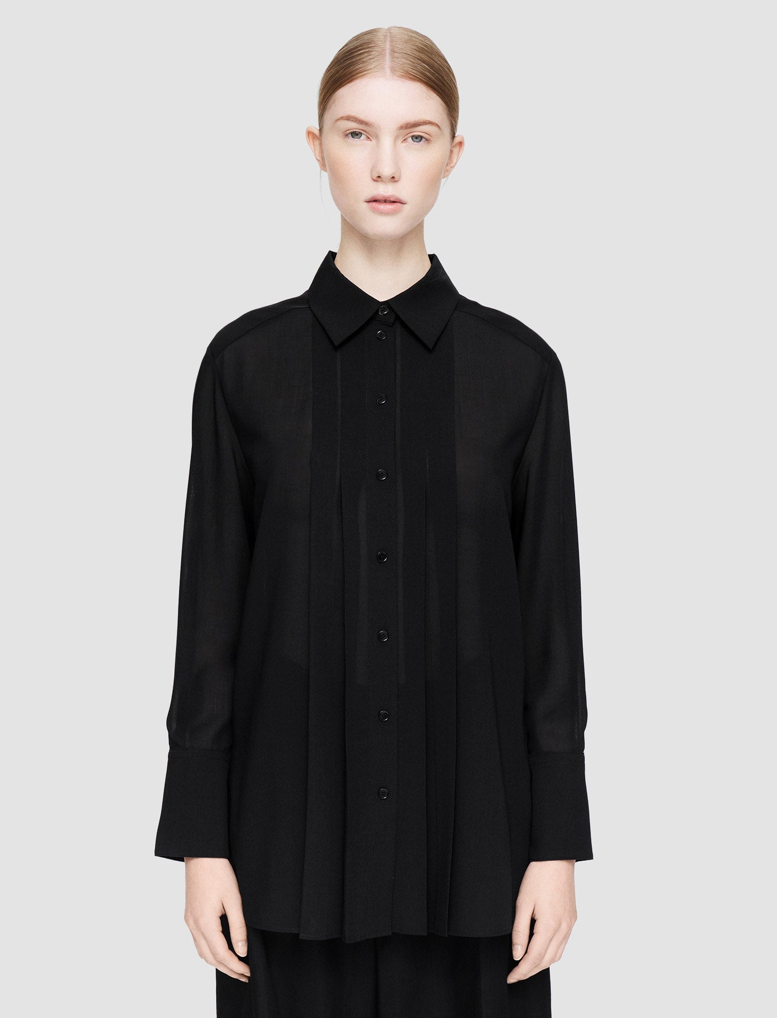 black-winter-voile-lili-blouse-JOSEPH