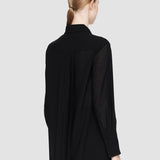 Black Winter Voile Lili Blouse - Joseph