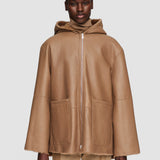 Beige Cosser Reversible Shearling Coat - Joseph