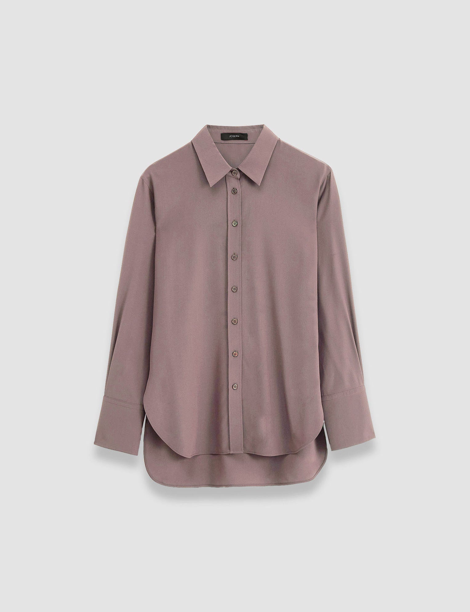 purple Joe Silk Crepe de Chine Blouse - Joseph