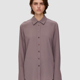 purple Joe Silk Crepe de Chine Blouse - Joseph