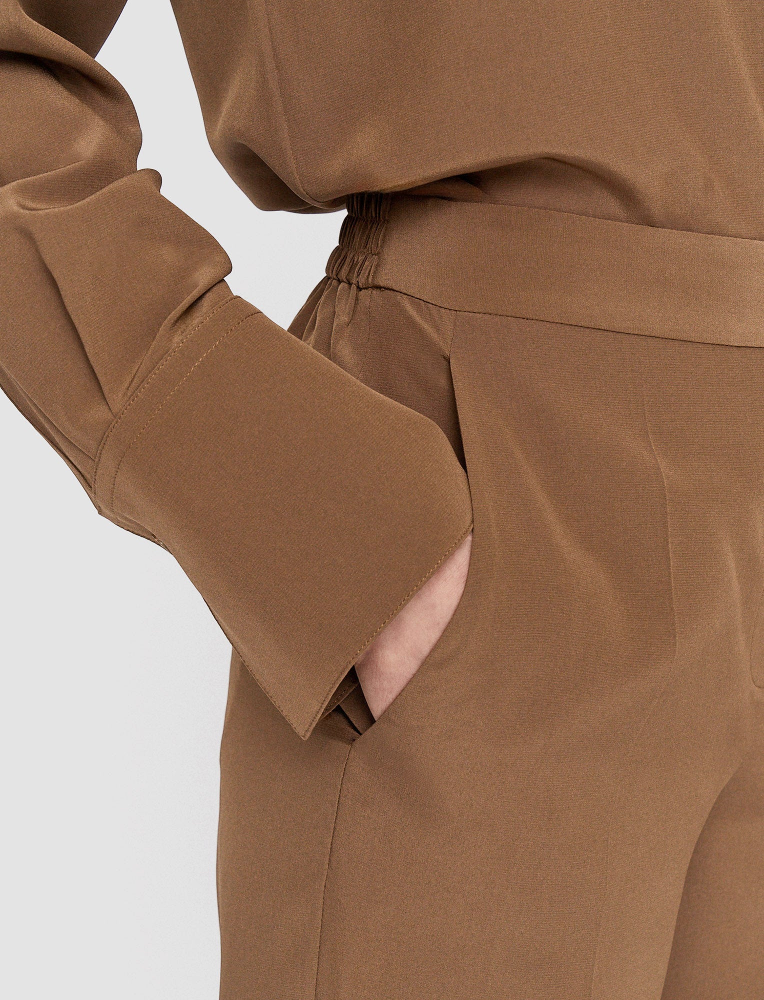 brown-silk-crepe-de-chine-tova-trousers-JOSEPH