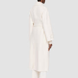 White Double Face Cashmere Navarre Coat - Joseph