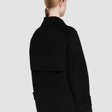 Black Double Face Cashmere Marne Coat - Joseph