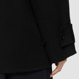 Black Double Face Cashmere Marne Coat - Joseph