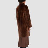 Brown Britanny Reversible Shearling Coat - Joseph