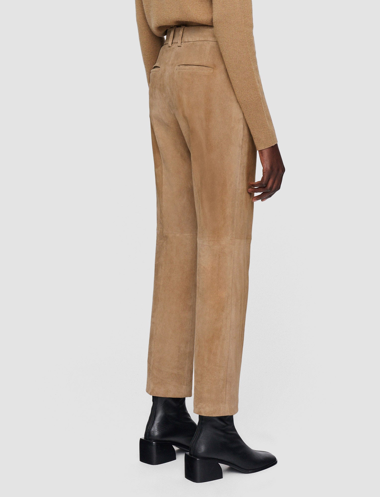 beige-coleman-leather-stretch-trousers-JOSEPH