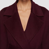 Purple Arline Double Face Cashmere Coat - Joseph