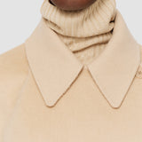 Beige Double Face Yak Blend Thomas Coat - Joseph