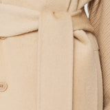 Beige Double Face Yak Blend Thomas Coat - Joseph