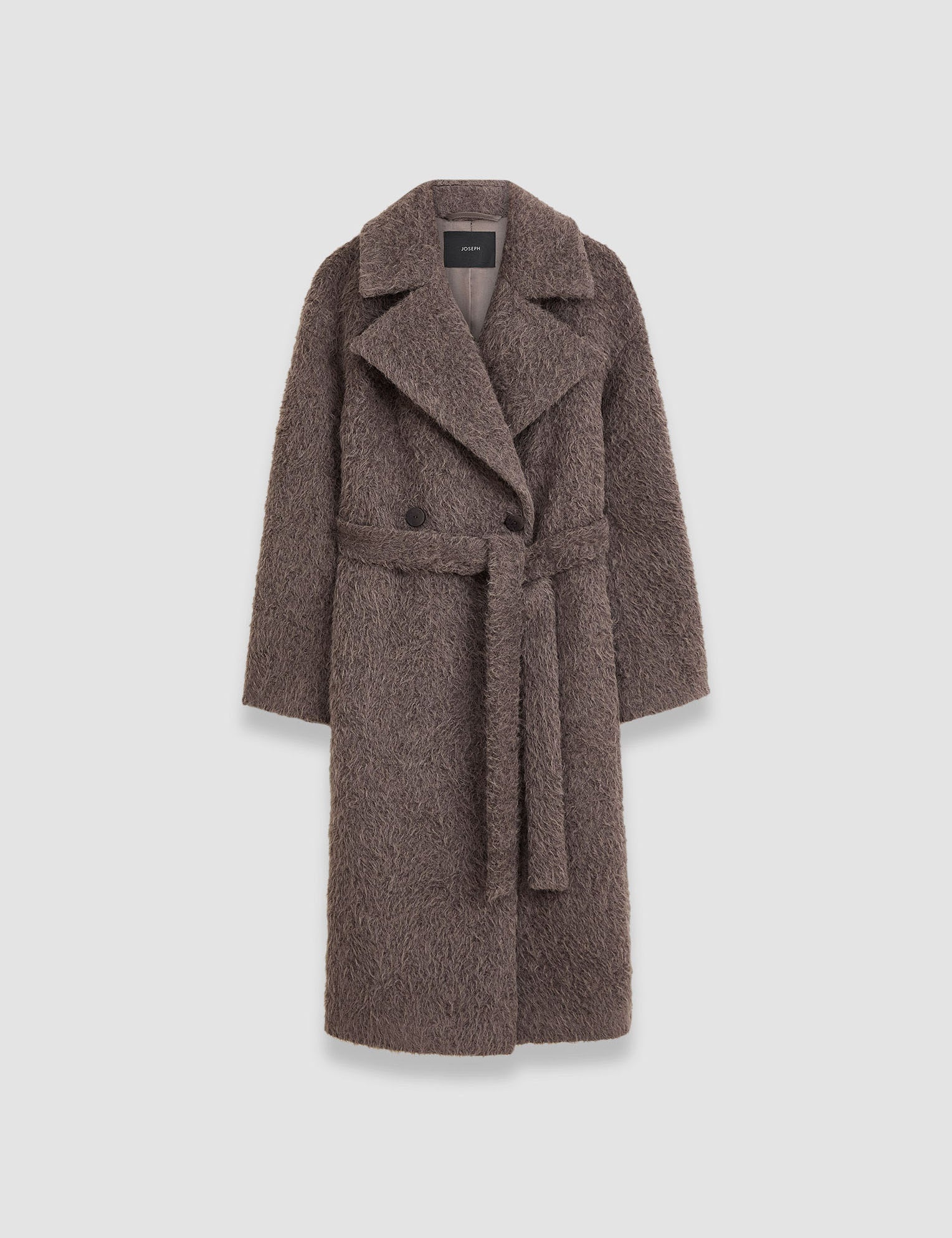 purple Alpaca Blanket Chalon Coat - Joseph