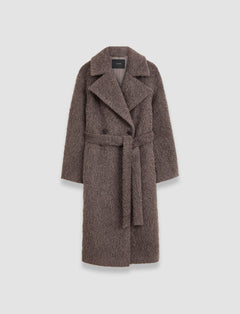 purple Alpaca Blanket Chalon Coat - Joseph