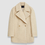 Beige Alpaca Blanket Marin Coat - Joseph