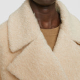 Beige Alpaca Blanket Marin Coat - Joseph