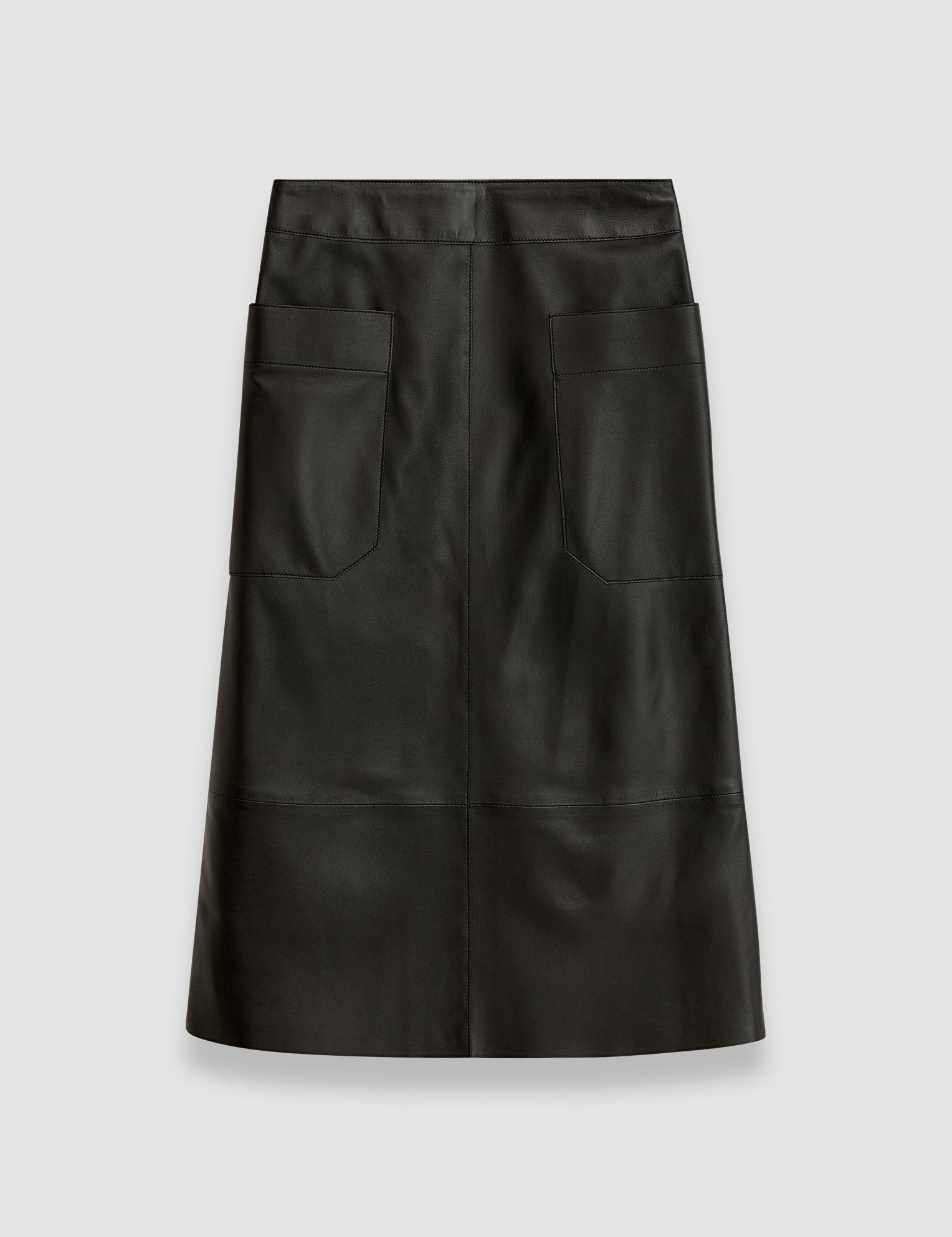 Black Blomfield Nappa Leather Skirt - Joseph