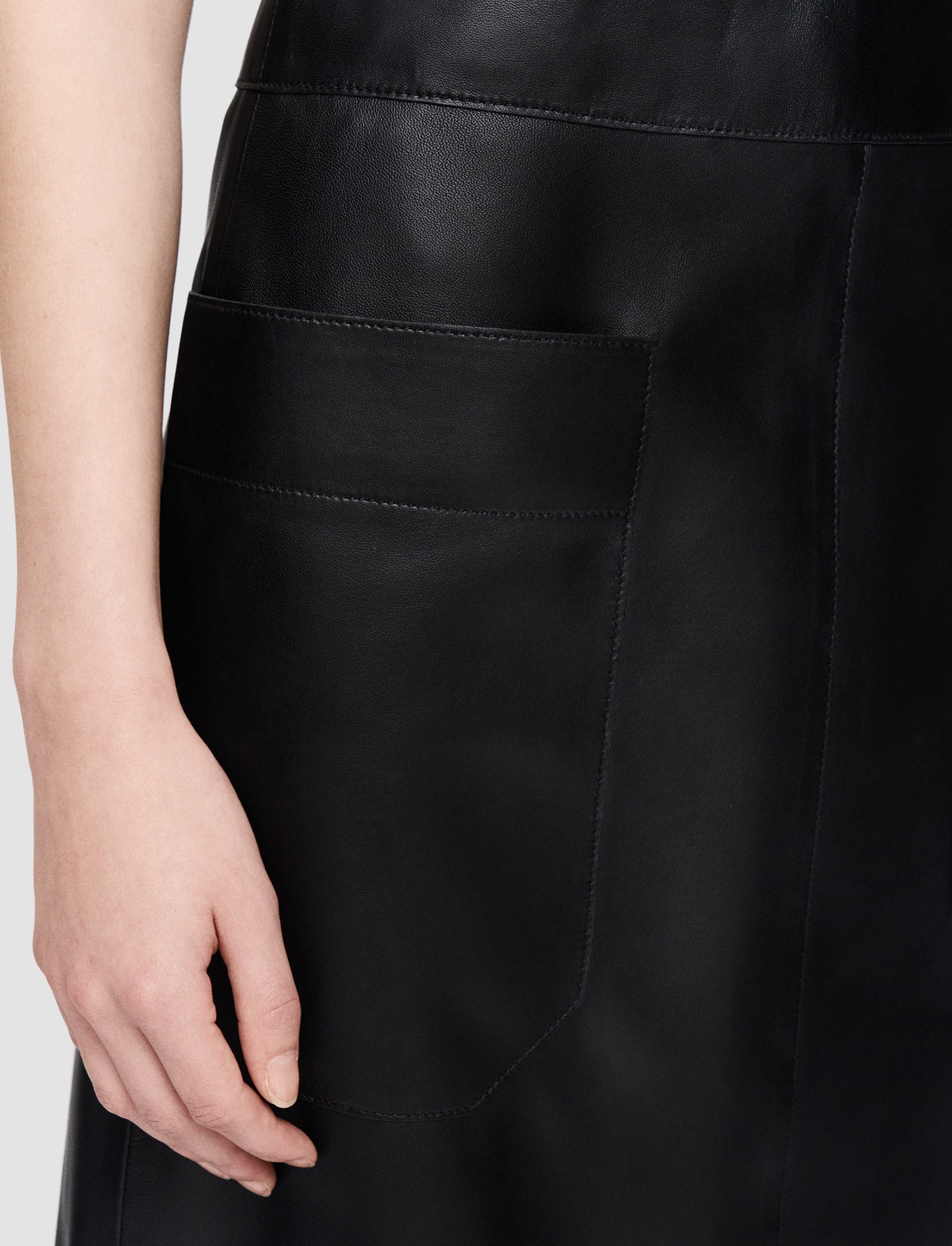 black-blomfield-nappa-leather-skirt-JOSEPH