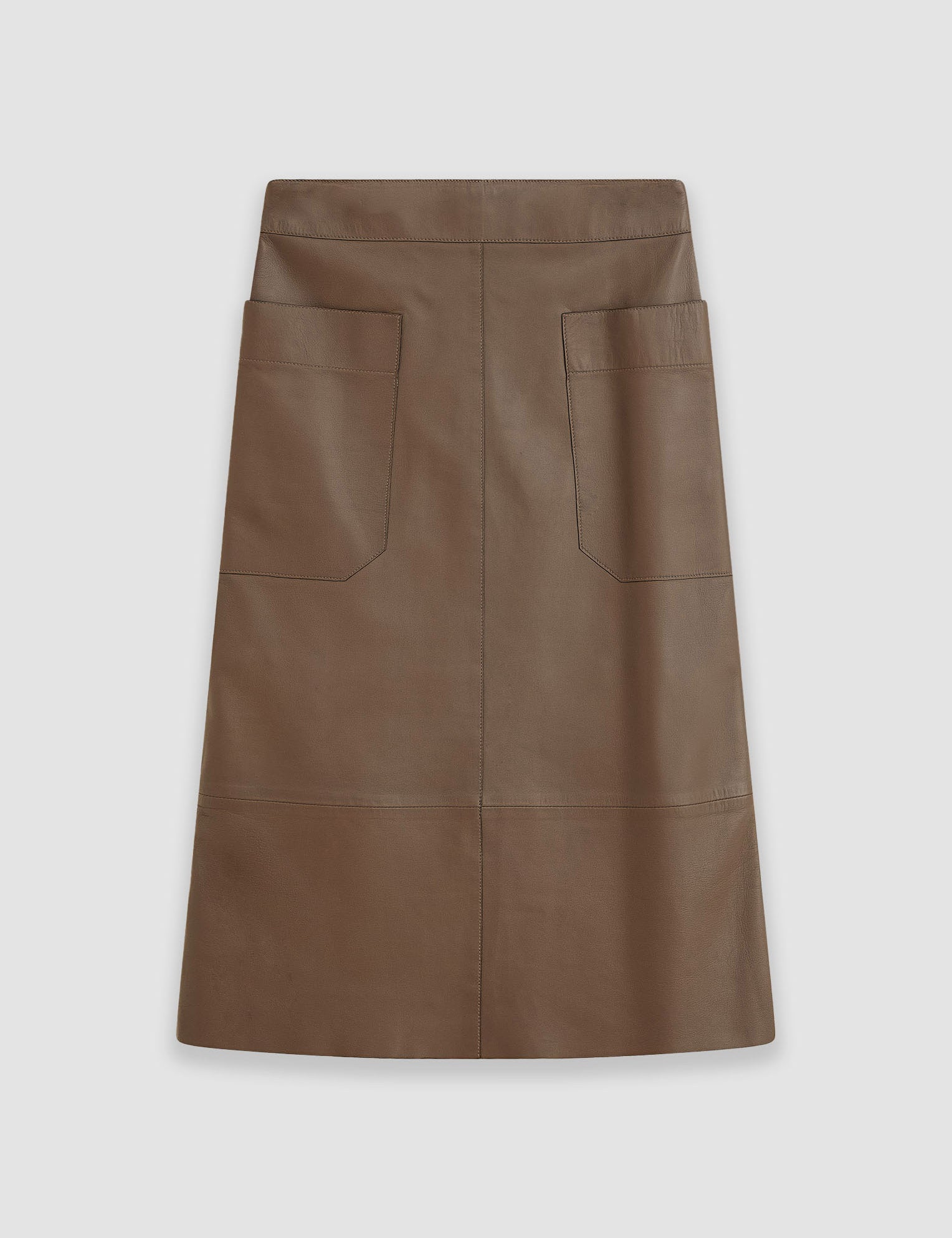 Brown Blomfield Nappa Leather Skirt - Joseph