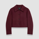 Purple Double Face Cashmere Gerrard Jacket - Joseph