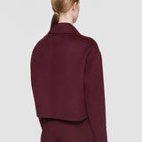 Purple Double Face Cashmere Gerrard Jacket - Joseph