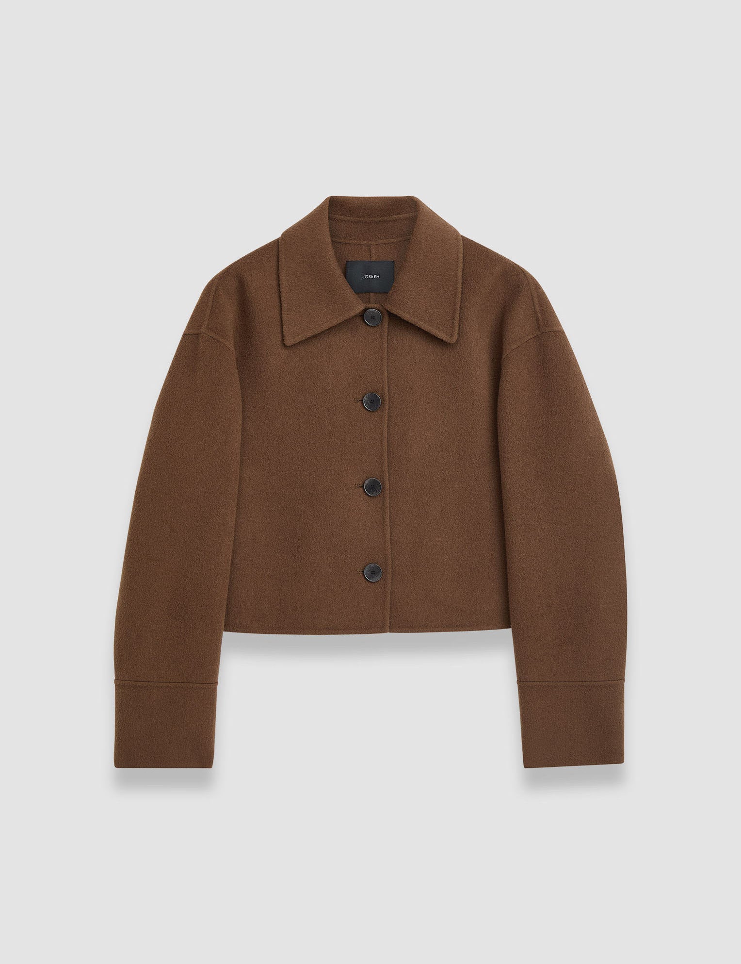 Brown Double Face Cashmere Gerrard Jacket - Joseph