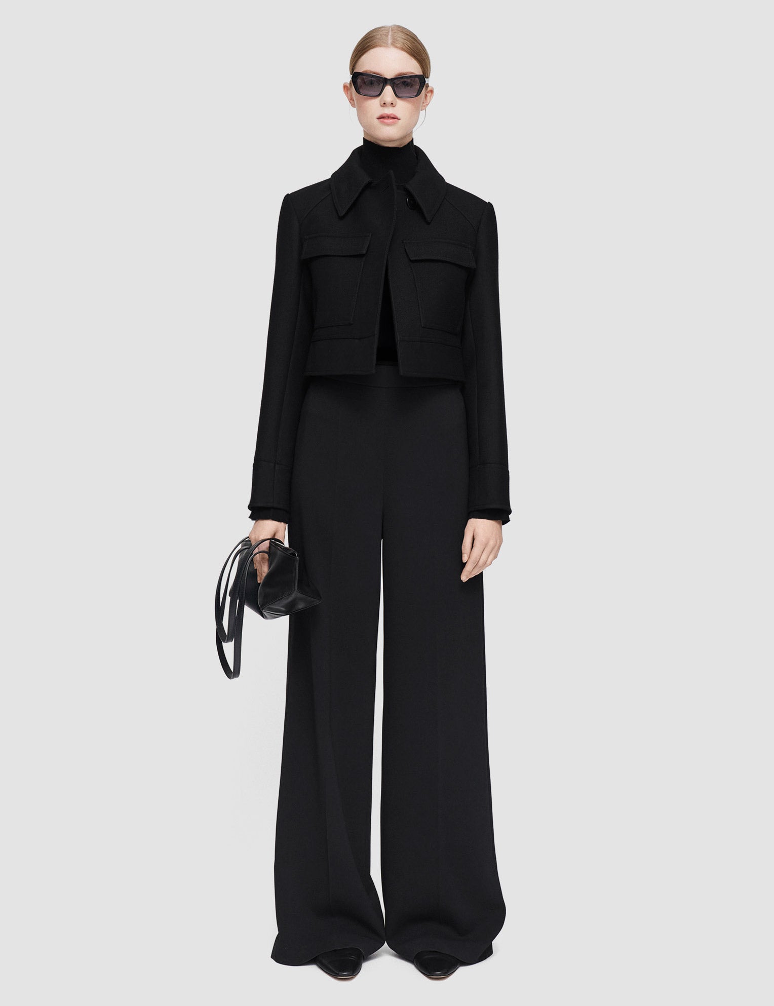 Black Heritage Wool Cranbrook Jacket - Joseph
