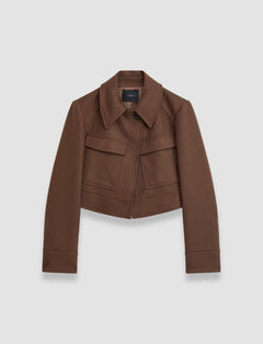 Brown Heritage Wool Cranbrook Jacket - Joseph