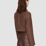 Brown Heritage Wool Cranbrook Jacket - Joseph
