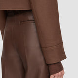 Brown Heritage Wool Cranbrook Jacket - Joseph
