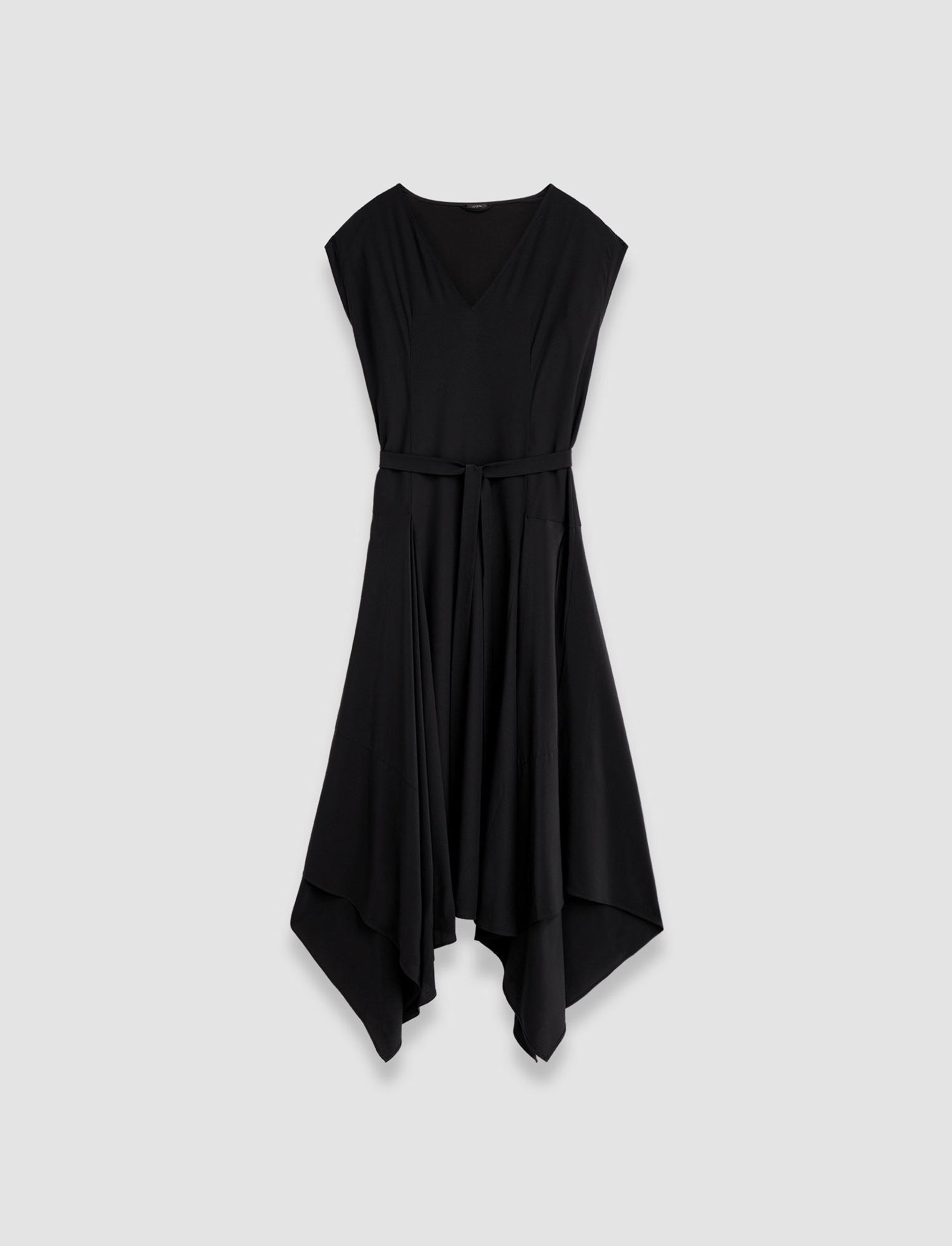 black-silk-crepe-de-chine-goodman-dress-JOSEPH