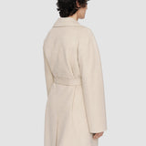 White Light Double Face Cranwood Coat - Joseph