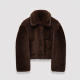 Brown Alloway Reversible Shearling Jacket - Joseph