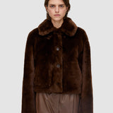 Brown Alloway Reversible Shearling Jacket - Joseph