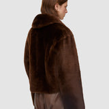 Brown Alloway Reversible Shearling Jacket - Joseph