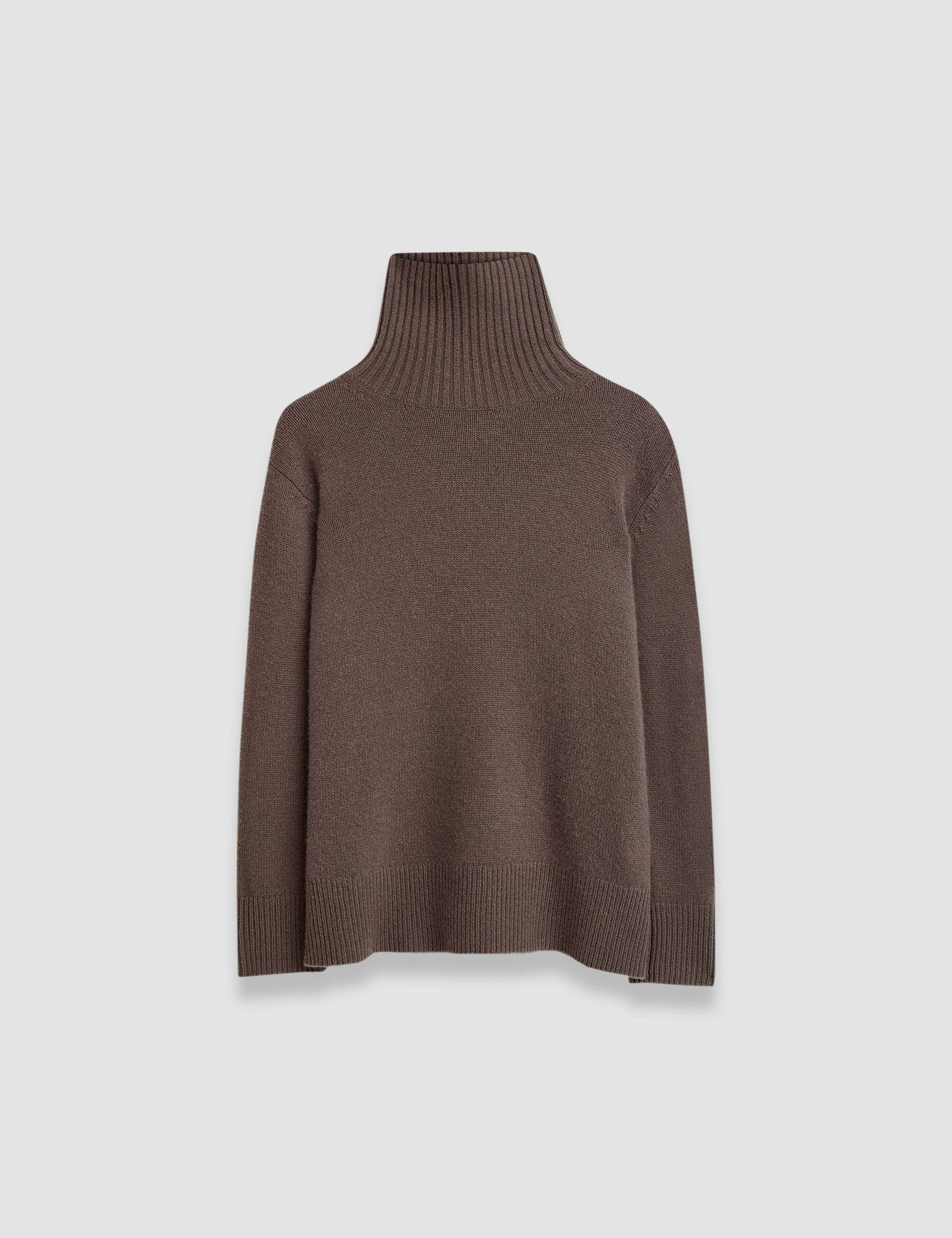 purple Luxe Cashmere High Neck Jumper - Joseph