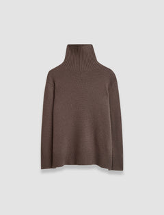 purple Luxe Cashmere High Neck Jumper - Joseph